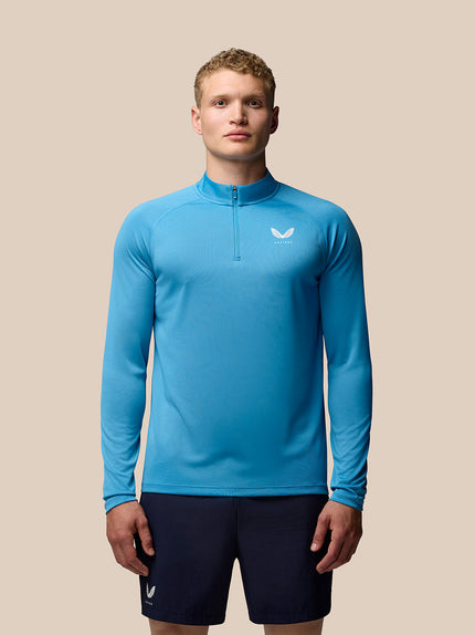 Adapt Training Quarter Zip Top - Corn Blue