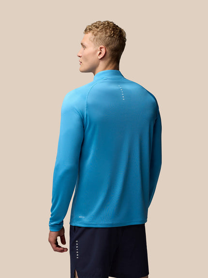 Adapt Training Quarter Zip Top - Corn Blue