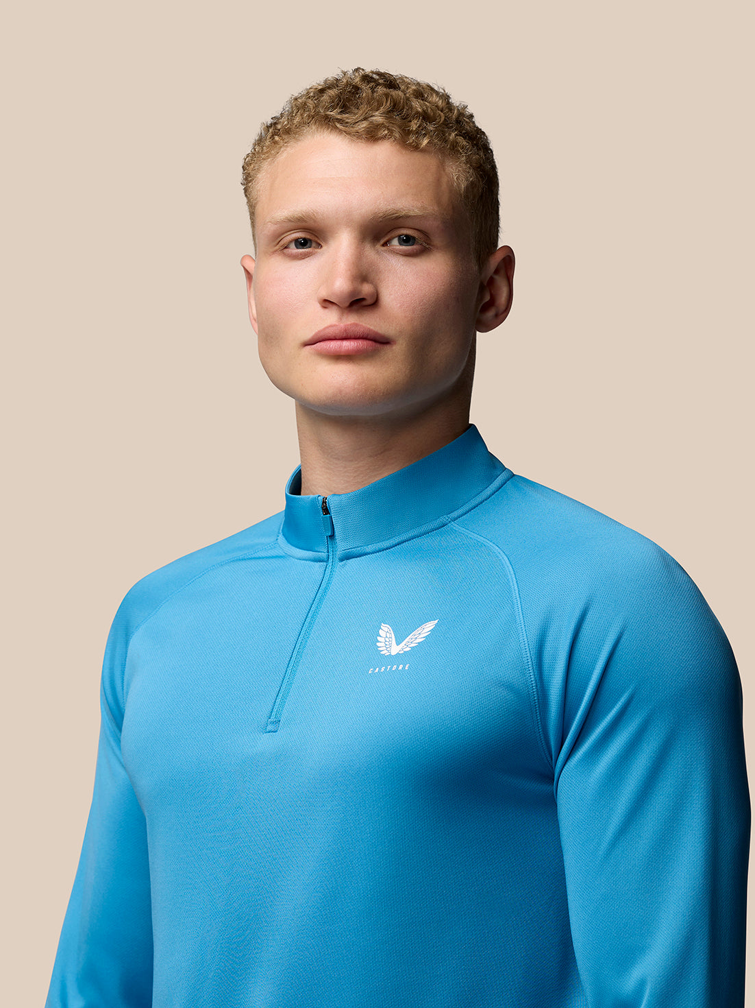 Adapt Training Quarter Zip Top - Corn Blue