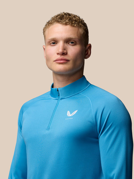Adapt Training Quarter Zip Top - Corn Blue