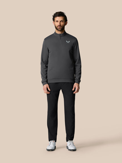 Golf Club Classic 1/4 Zip Top - Gunmetal