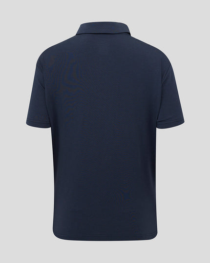 Women's England Rugby 25/26 Travel Short Sleeve Polo - Inkwell