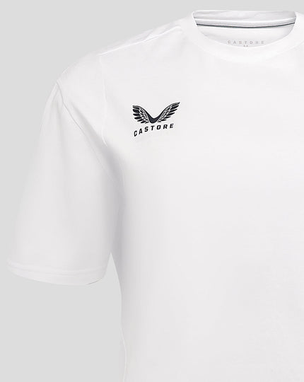 Women's England Rugby 25/26 Travel Short Sleeve Tee - Brilliant White
