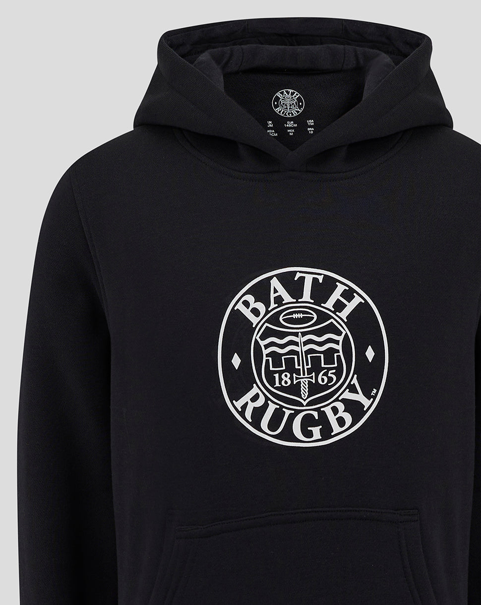 JUNIOR 24/25 CORE HOODIE - BLACK