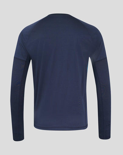 Men’s England Rugby 25/26 Contact Long Sleeve Drill Top – Inkwell
