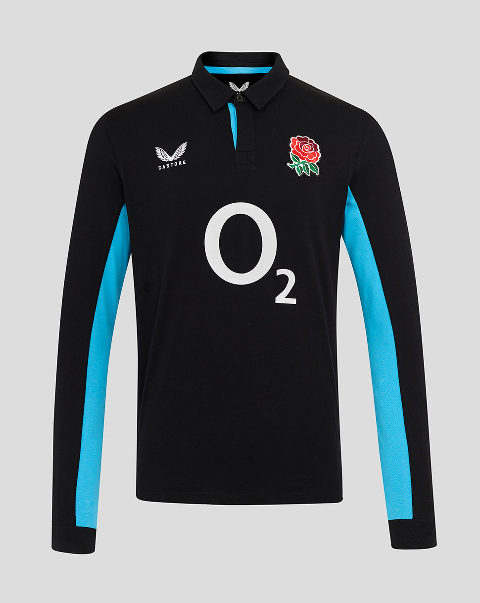 Canterbury England Rugby ラガーシャツ S Men's England Rugby Alternate Classic Long Sleeve Shirt – Caviar