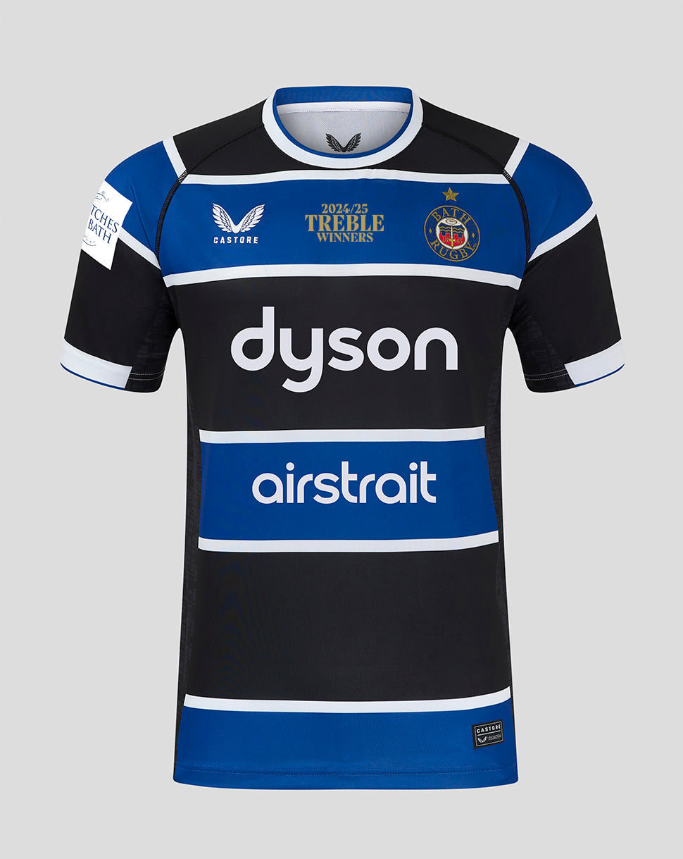 BATH RUGBY 24/25 TREBLE REPLICA HOME SS JERSEY