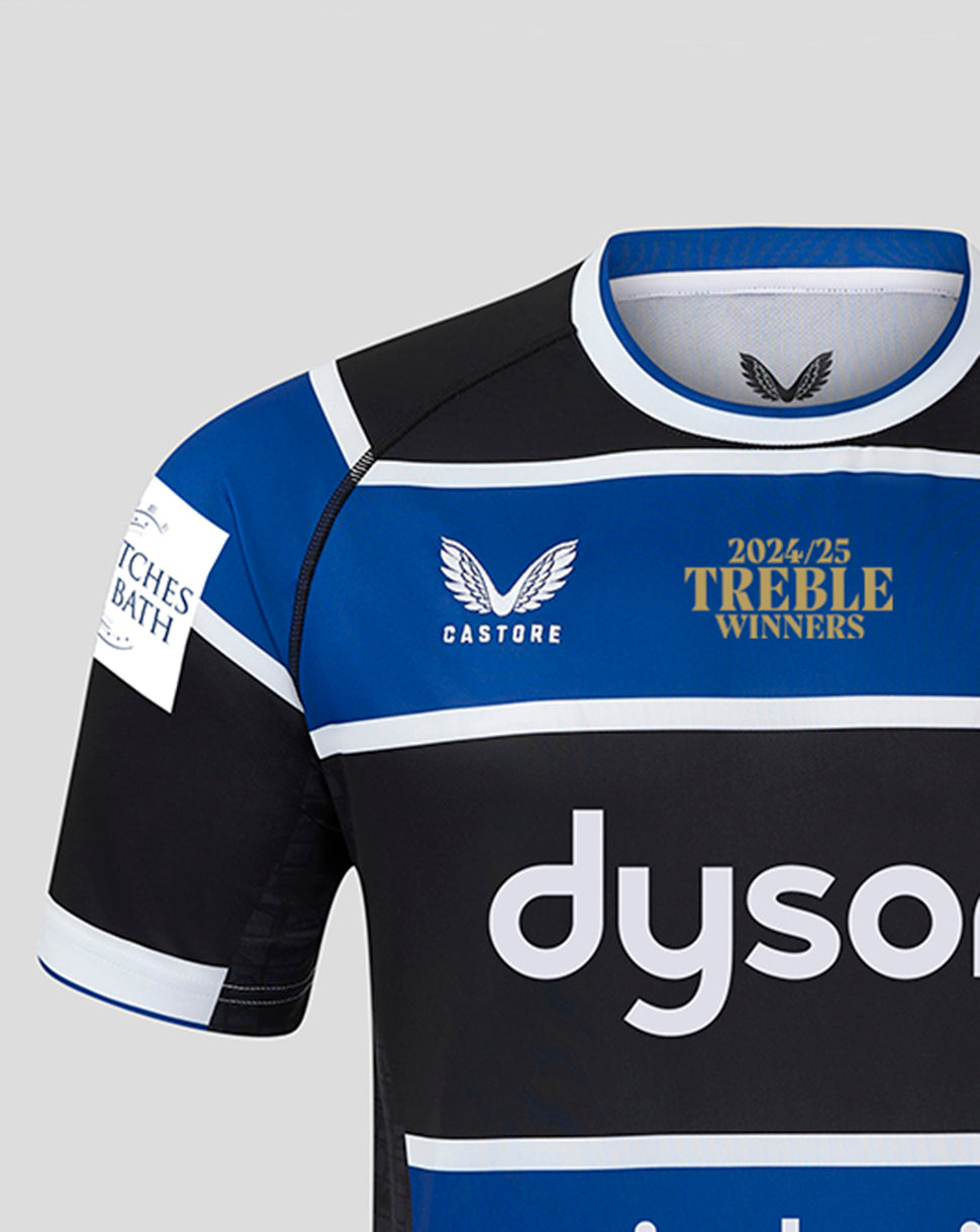 BATH RUGBY 24/25 TREBLE REPLICA HOME SS JERSEY