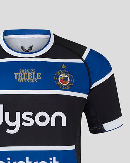 BATH RUGBY 24/25 TREBLE REPLICA HOME SS JERSEY