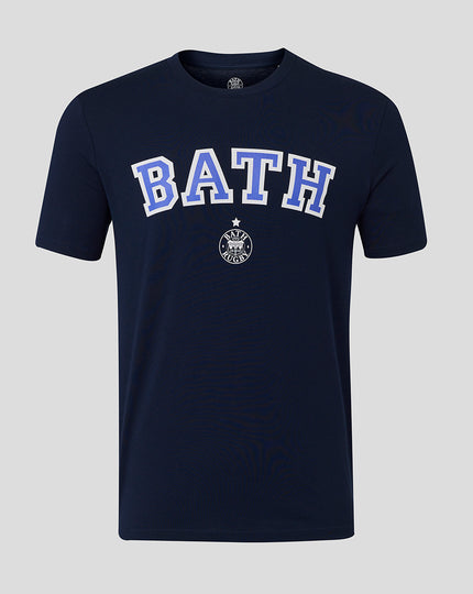 BATH RUGBY VARSITY TEE - FRENCH NAVY