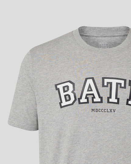 BATH RUGBY VARSITY TEE - HEATHER GREY
