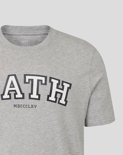 BATH RUGBY VARSITY TEE - HEATHER GREY