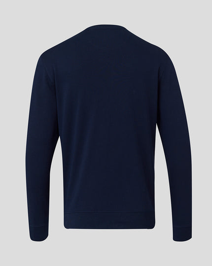 BATH RUGBY VARSITY CREW SWEATSHIRT - FRENCH NAVY