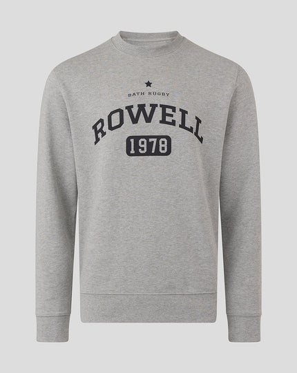 BATH RUGBY ROWELL CREW SWEATSHIRT - HEATHER GREY