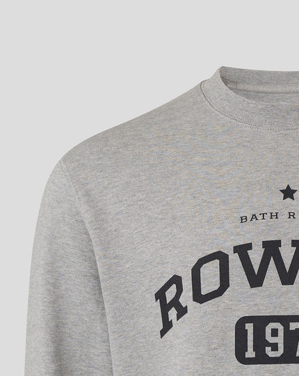 BATH RUGBY ROWELL CREW SWEATSHIRT - HEATHER GREY