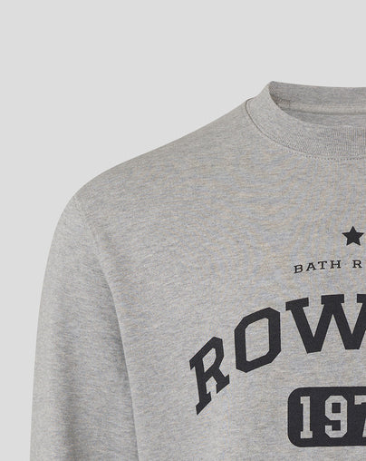 BATH RUGBY ROWELL CREW SWEATSHIRT - HEATHER GREY