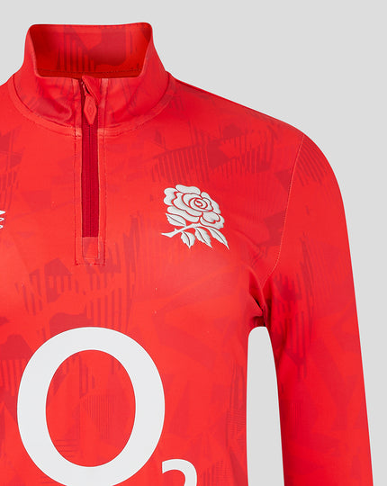 England Rugby Women's Red Roses Mid Layer Top (O2)