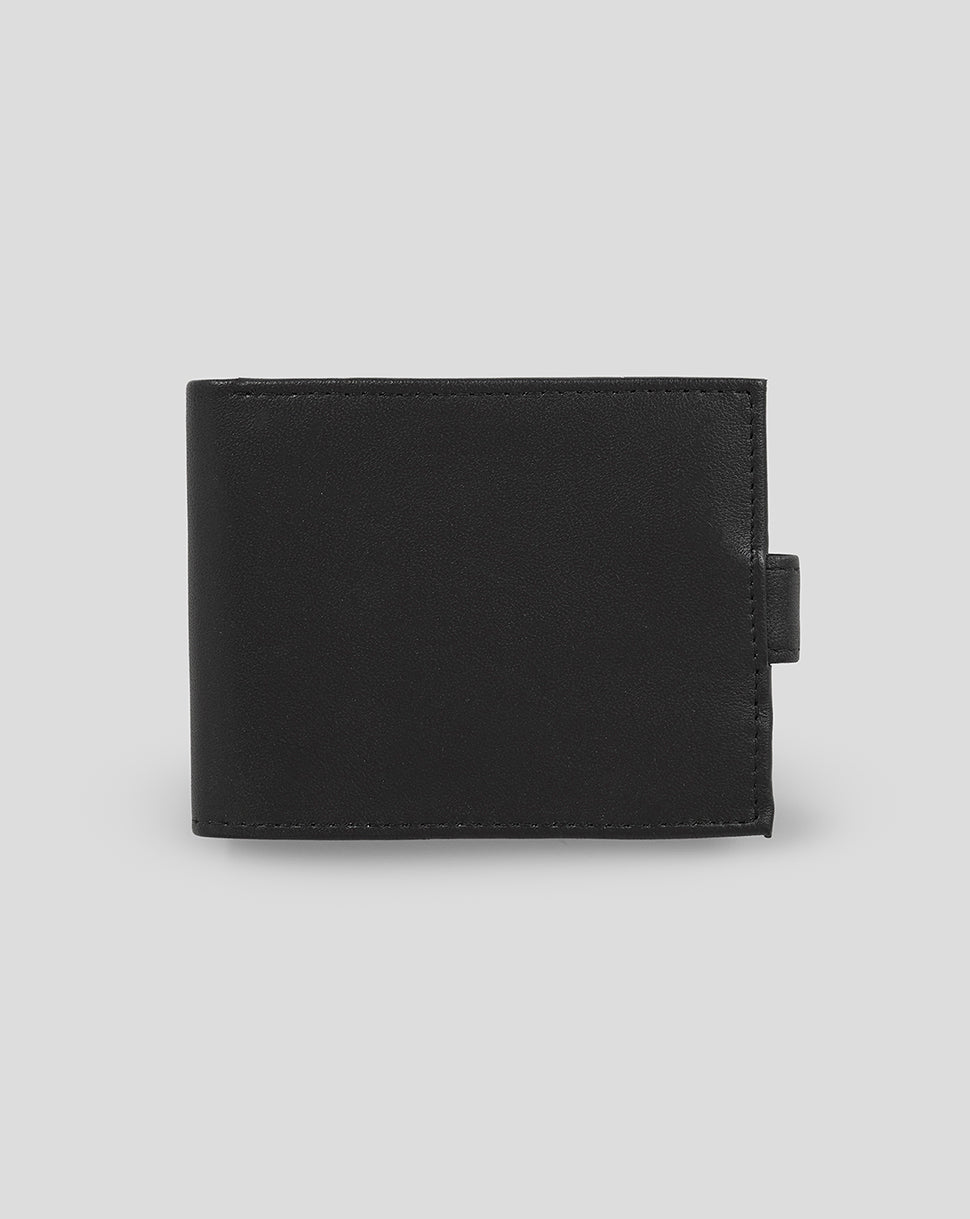 LEATHER DEBOSSED BI-FOLD WALLET