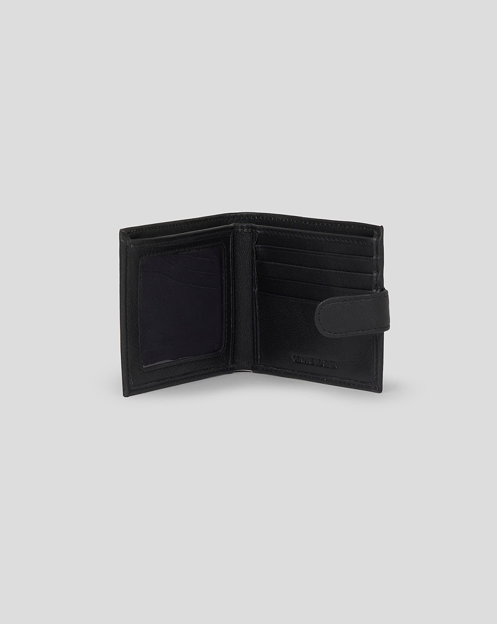 LEATHER DEBOSSED BI-FOLD WALLET