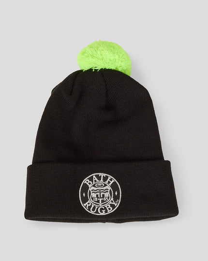 BATH RUGBY BLACK/ NEON BEANIE