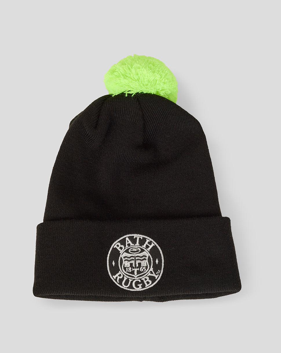 BATH RUGBY BLACK/ NEON BEANIE