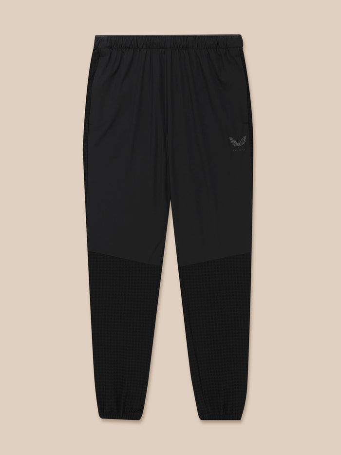 Black Flex Winterised Woven Joggers with ProTek water resistance and zipped pockets