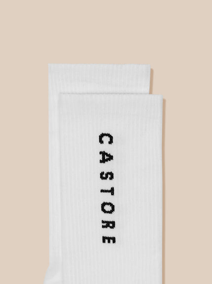 Active 3 Pack Crew Socks - White