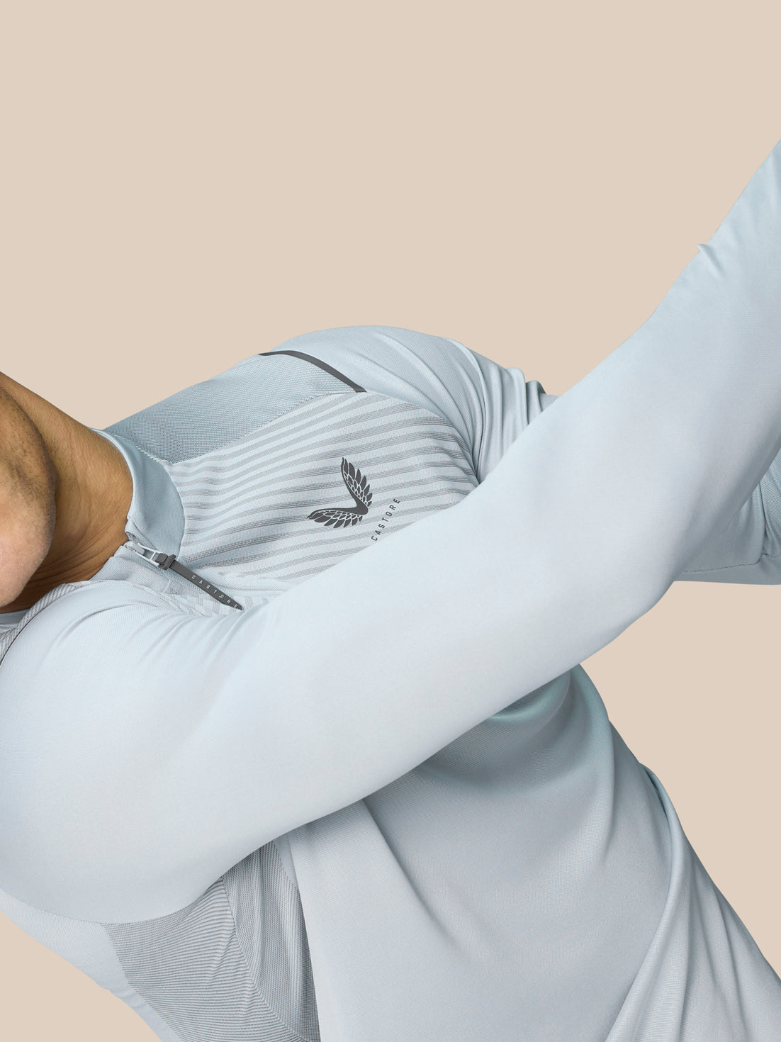 Pinnacle LVS 1/4 Zip Top - Mid Grey