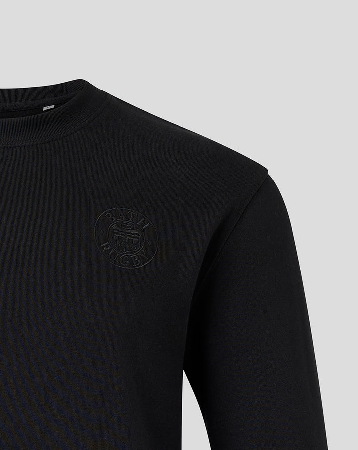 BATH RUGBY MENS 2026/27 EMBROIDERED CREW NECK SWEATSHIRT