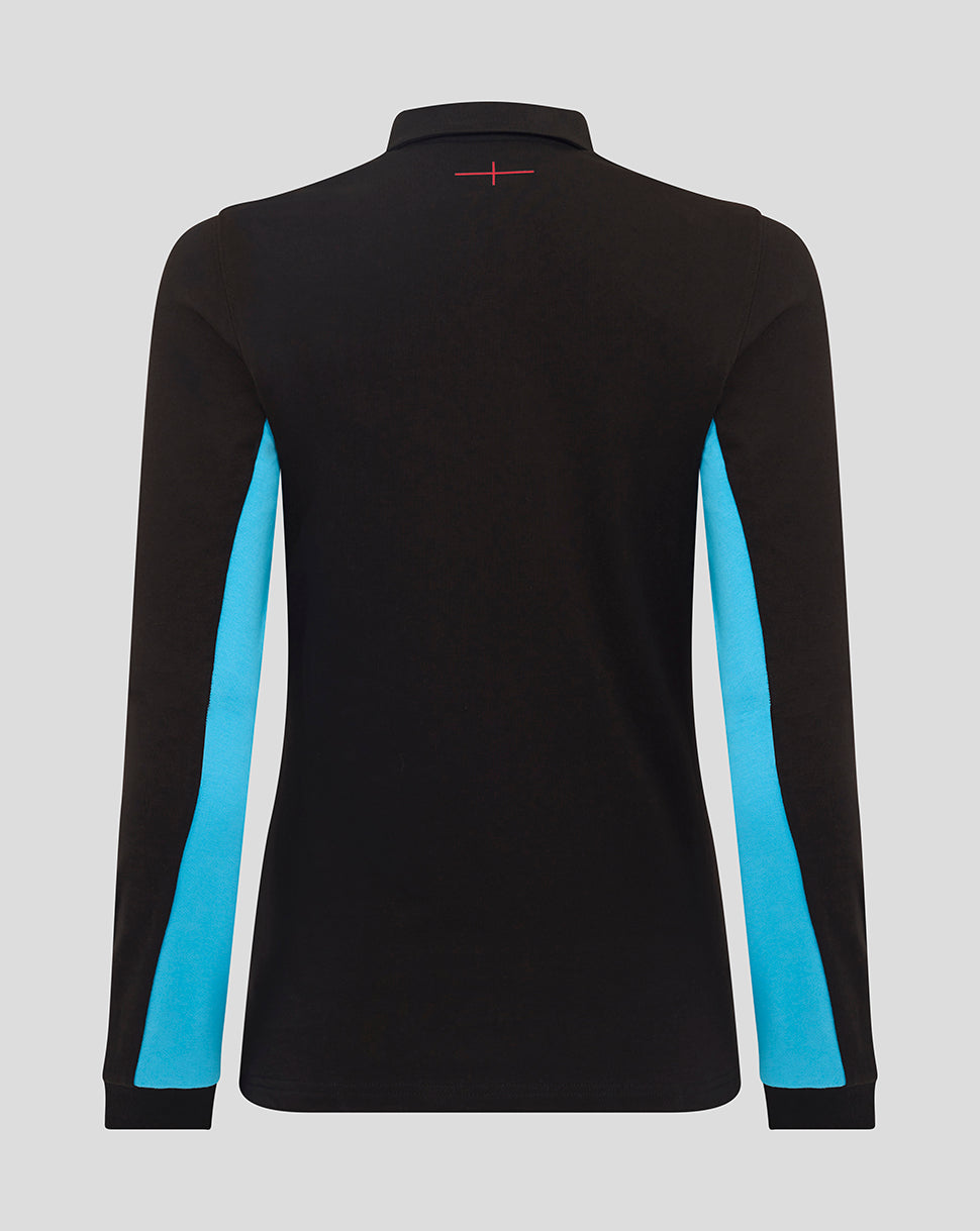 Women’s England Rugby Alternate Classic Long Sleeve Shirt – Caviar