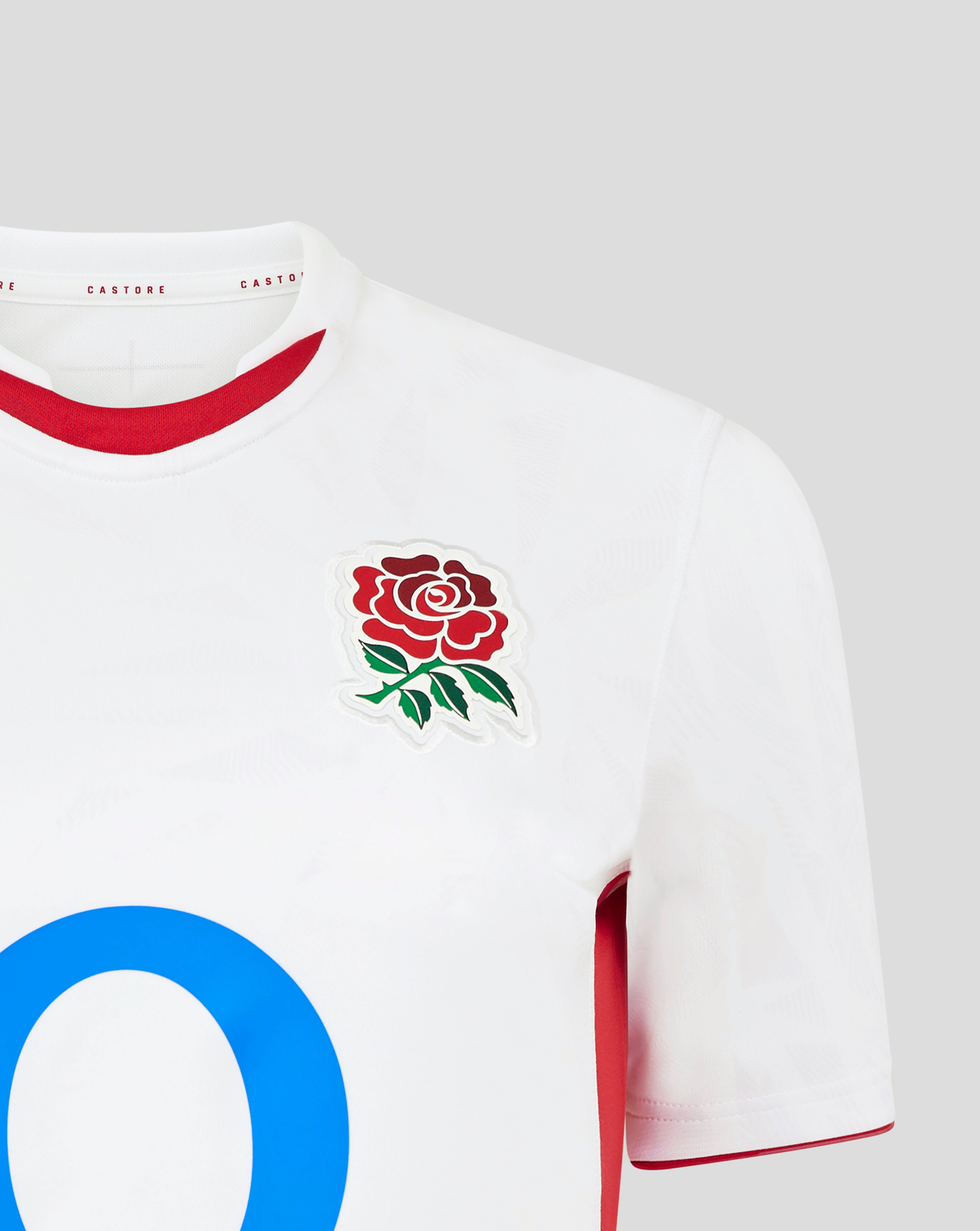England Rugby Red Roses Home Replica Short Sleeve Shirt - Women's Fit