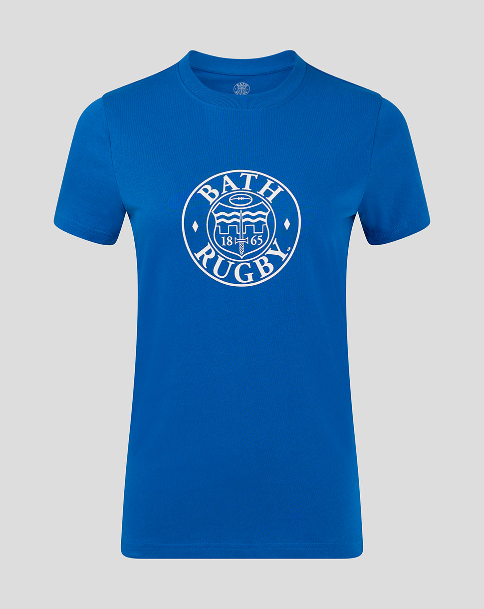 WOMEN'S 24/25 CREST T-SHIRT - BLUE