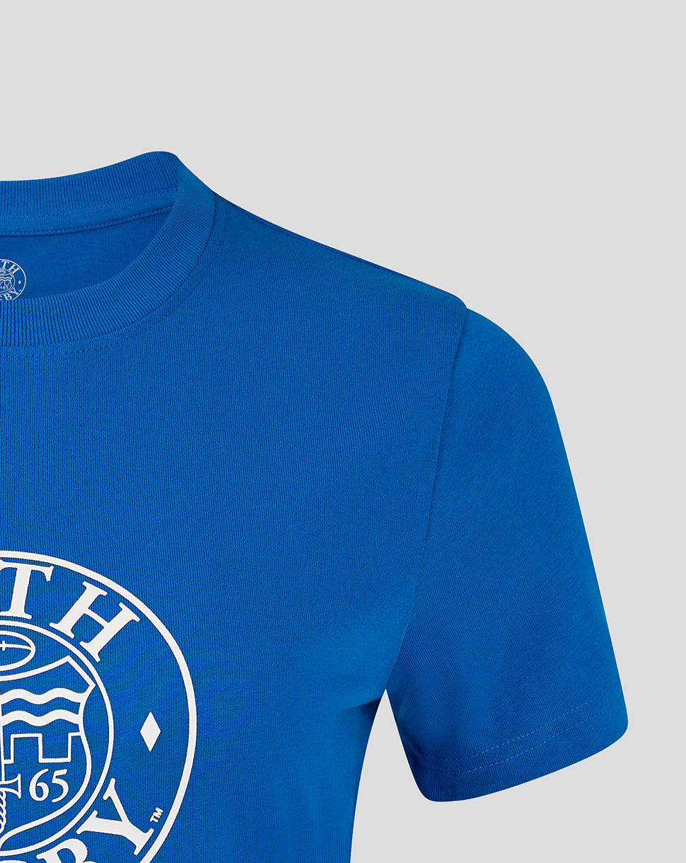 WOMEN'S 24/25 CREST T-SHIRT - BLUE