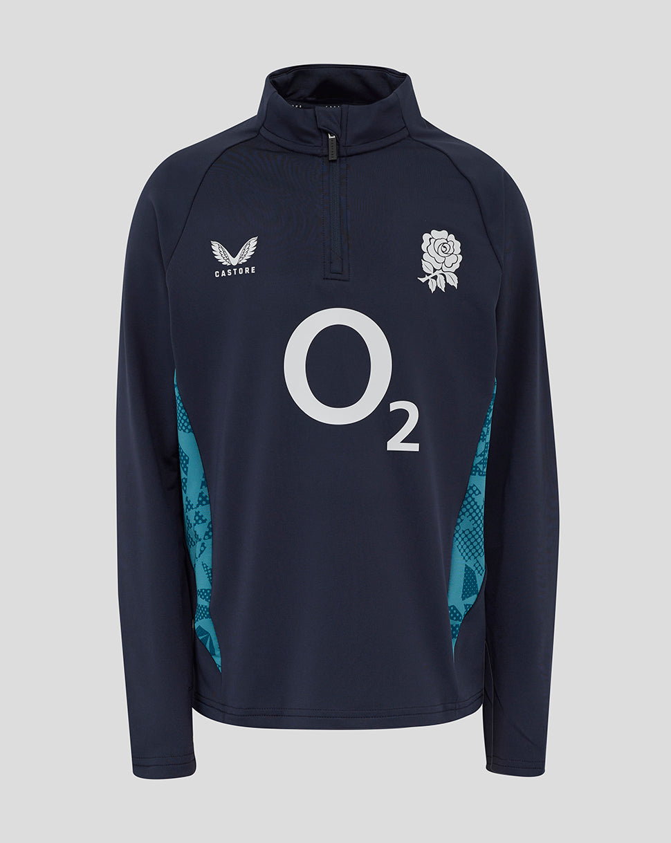 Junior England Rugby 25/26 Performance Midlayer Top - Inkwell