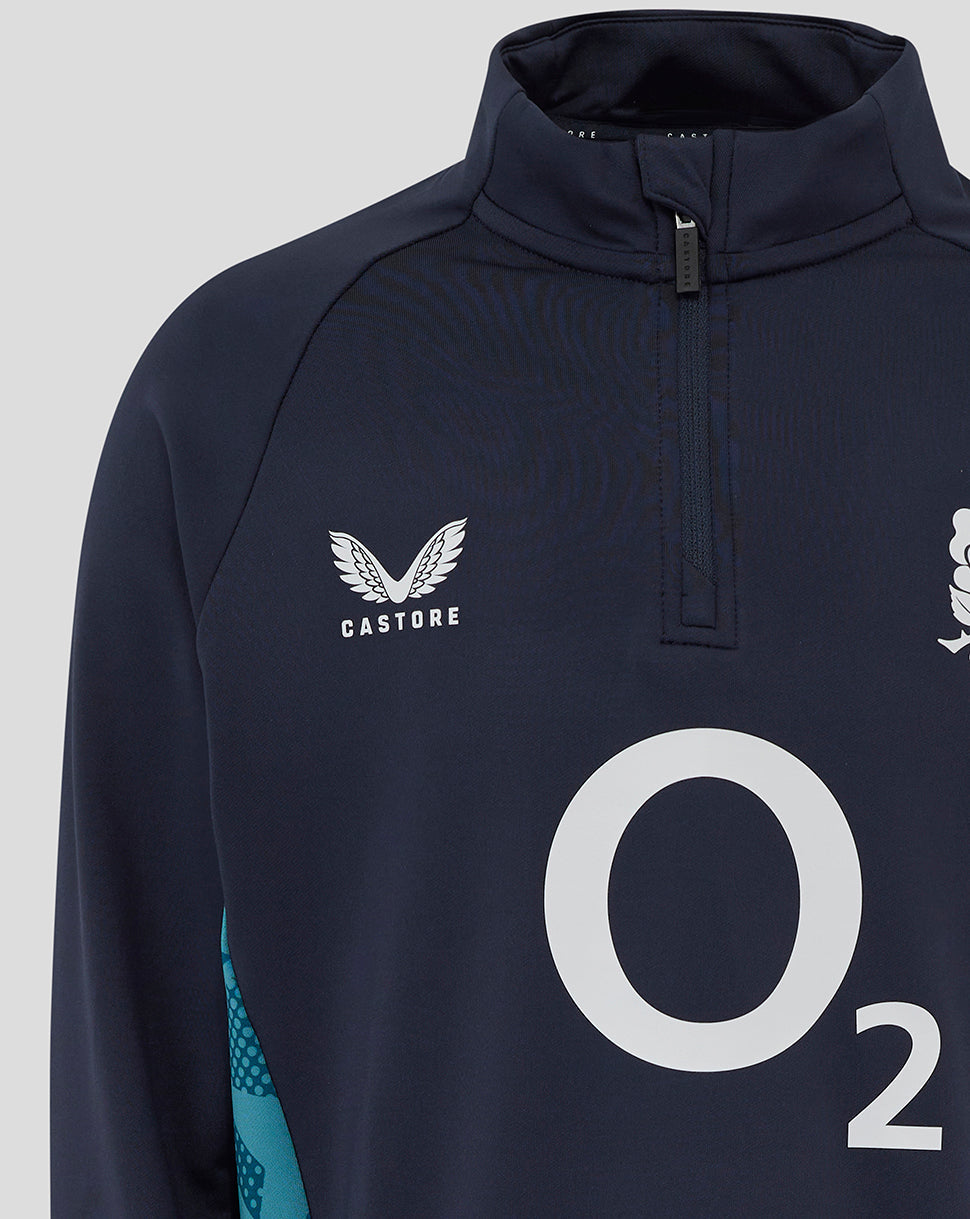 Junior England Rugby 25/26 Performance Midlayer Top - Inkwell