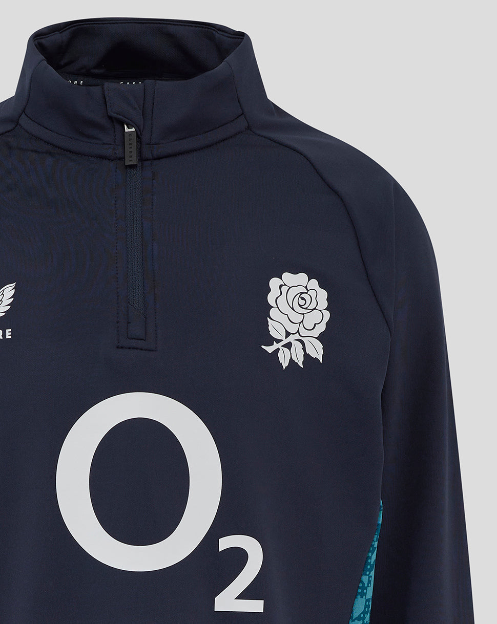 Junior England Rugby 25/26 Performance Midlayer Top - Inkwell