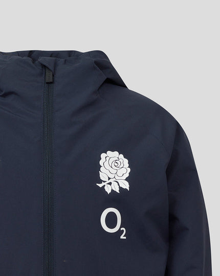 Junior England Rugby 25/26 Performance Shower Jacket - Inkwell
