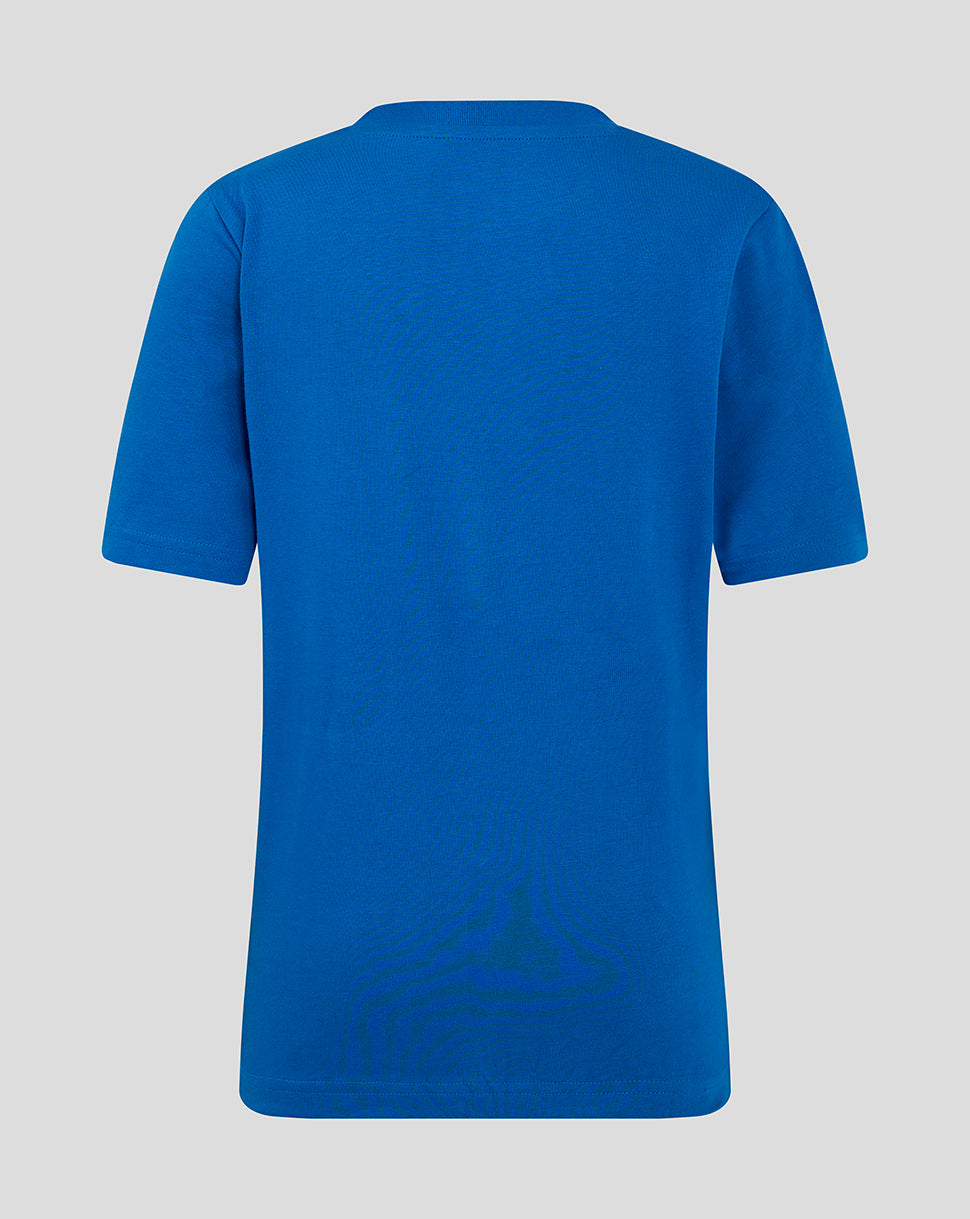 JUNIOR 24/25 CREST T-SHIRT - BLUE