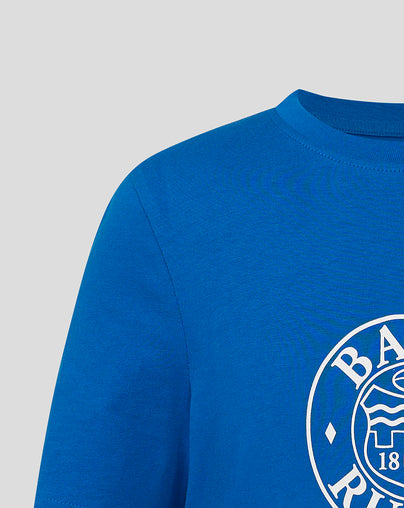 JUNIOR 24/25 CREST T-SHIRT - BLUE