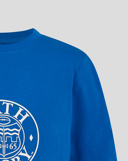 JUNIOR 24/25 CREST T-SHIRT - BLUE