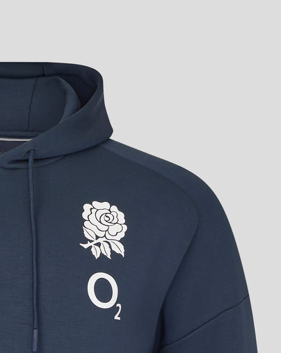 England Rugby Travel Overhead Hoodie O2 - Inkwell