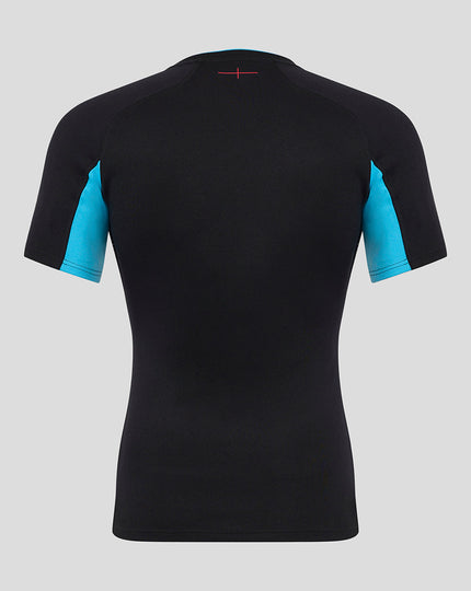 Men’s England Rugby Alternate Short Sleeve Pro Shirt – Caviar