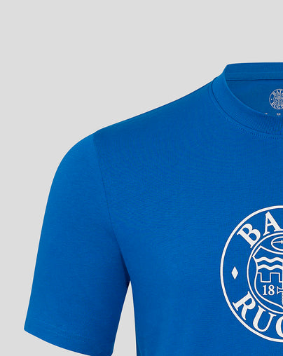 MEN'S 24/25 CREST T-SHIRT - BLUE