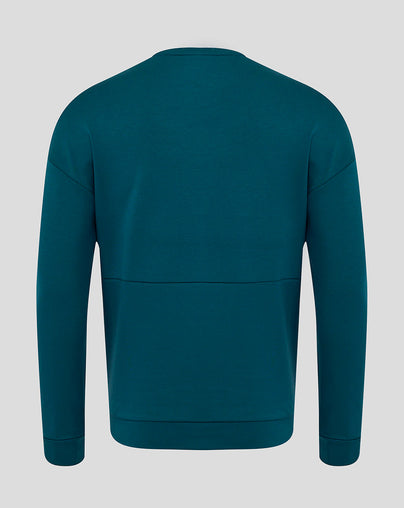 Men's England Rugby 25/26 Travel Crew Sweatshirt - Reflecting Pond