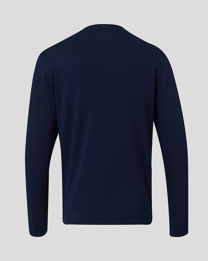 BATH RUGBY VARSITY CREW SWEATSHIRT - FRENCH NAVY