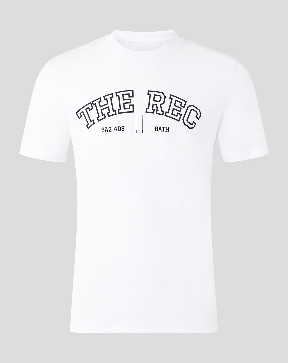BATH RUGBY THE REC TEE - WHITE