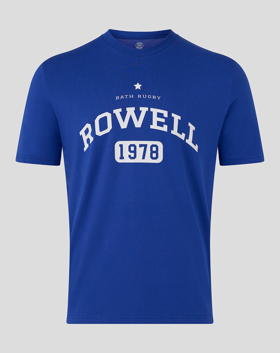 BATH RUGBY ROWELL TEE - WORKER BLUE