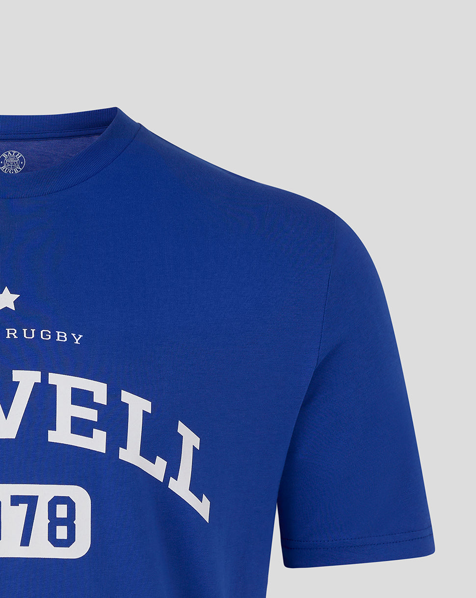BATH RUGBY ROWELL TEE - WORKER BLUE